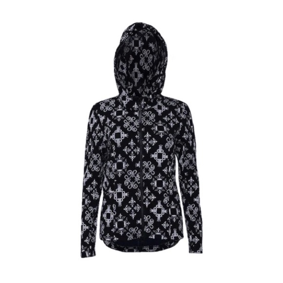 Black Jacquard Devon Hoodie Tonia Debellis - Picture 1 of 5